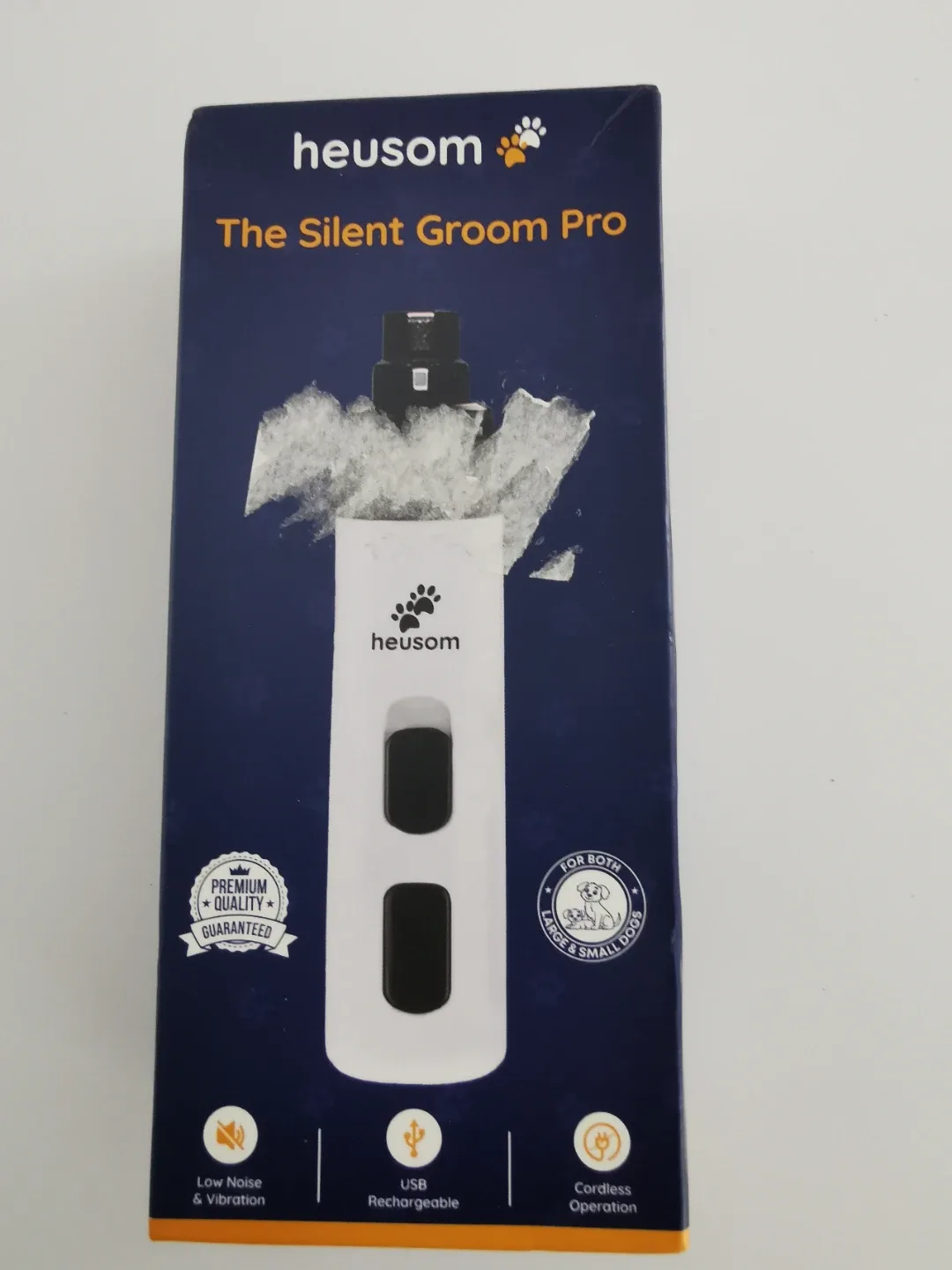Heusom Silent Groom Pro Pet Nail Grinder - New image indicator(2)
