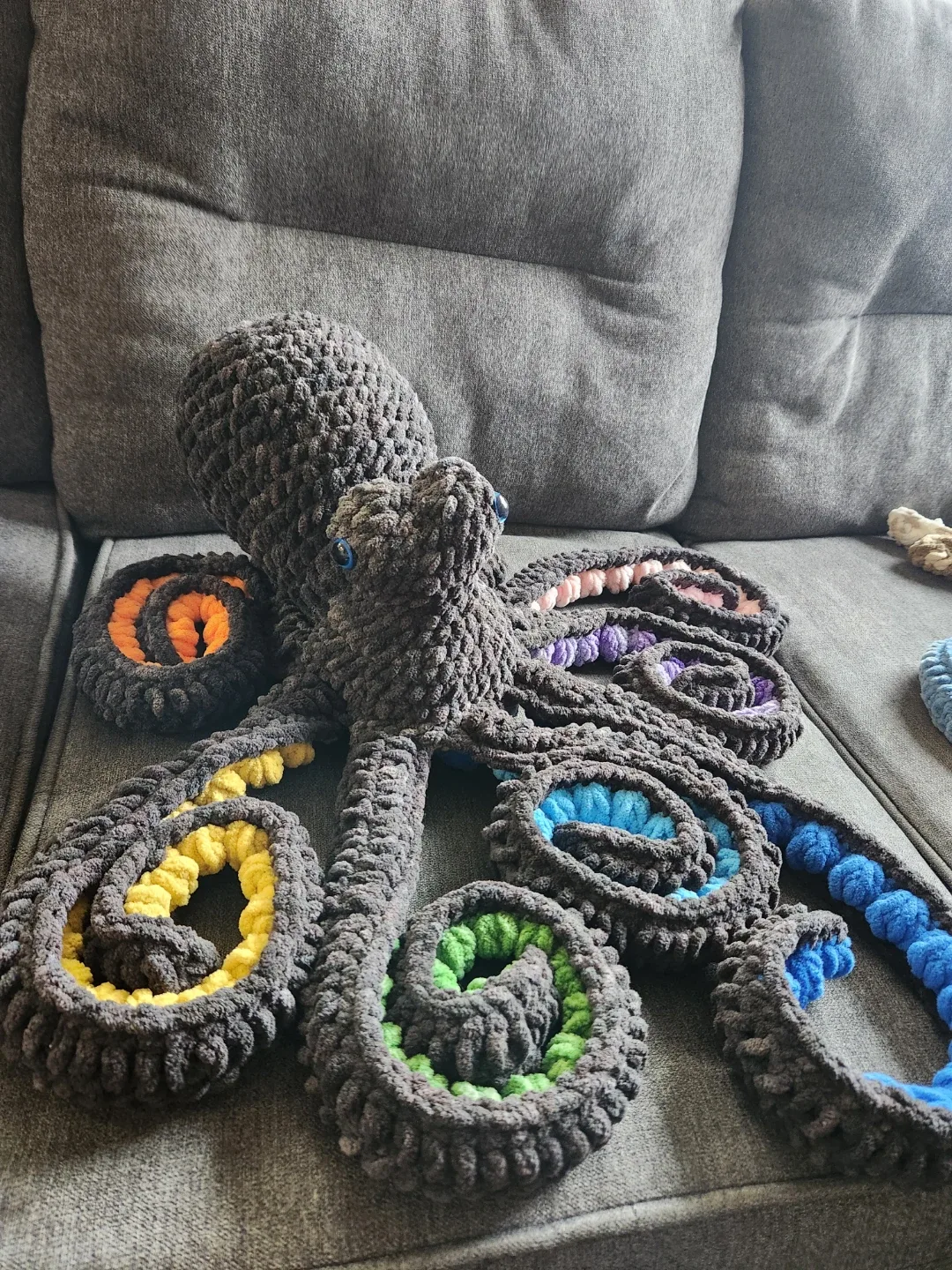 Handmade Crochet Octopus Plushie image indicator(5)
