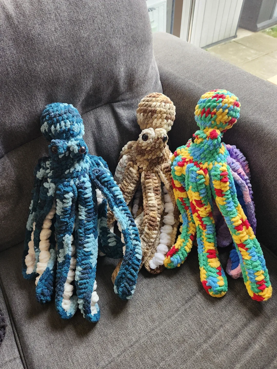 Handmade Crochet Octopus Plushie image indicator(8)