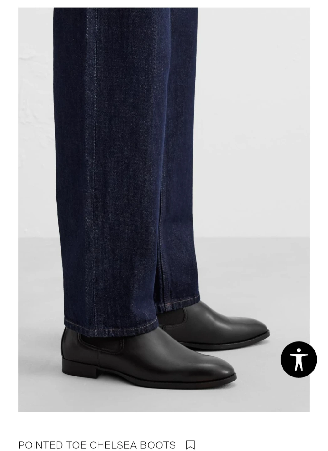 Zara Man Pointed Toe Chelsea Boots (39 or size 6) - photo 5