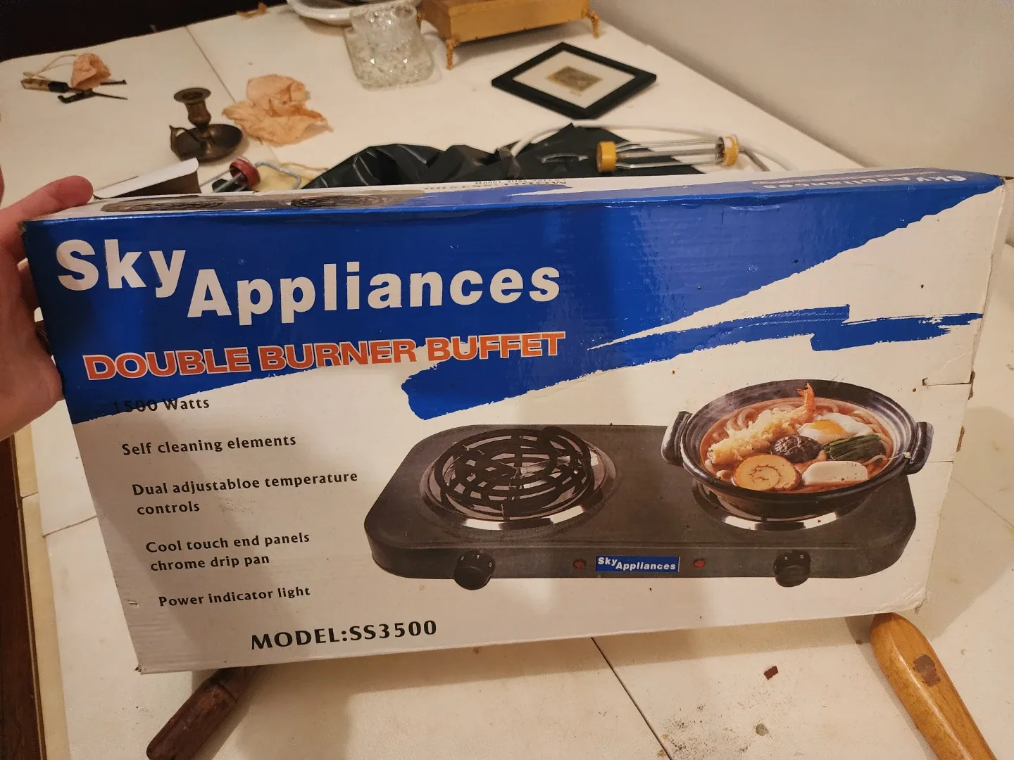 Sky Appliances Double Burner Buffet - Model SS3500 image indicator(2)