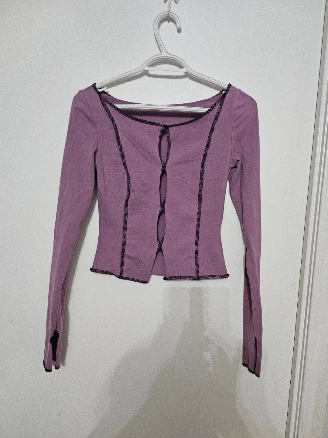 💜Long sleeve purple top