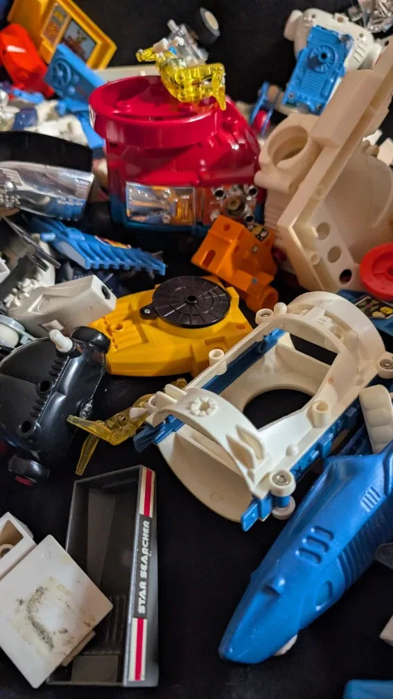 Vintage 80s Micronauts Toy Lot - Parts & Pieces image indicator(7)