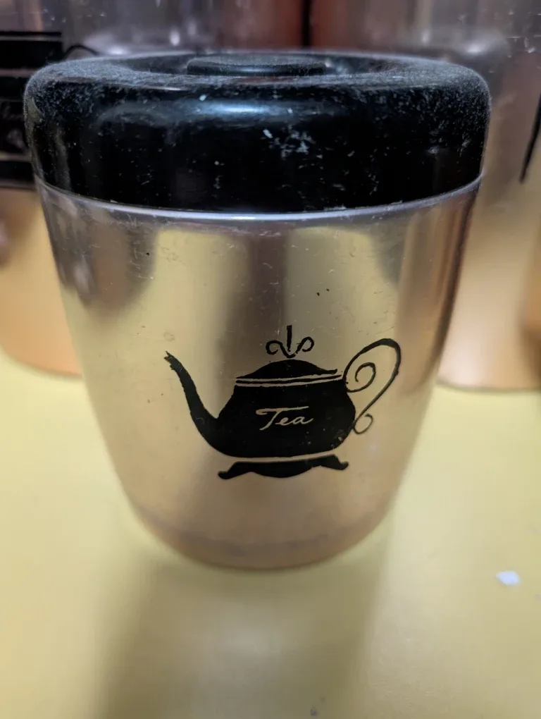 West Bend Vintage Copper Coloured Kitchen Canisters image indicator(3)