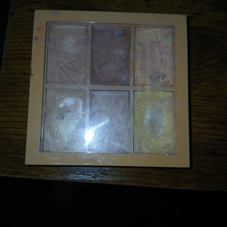 Used Makeup Palette