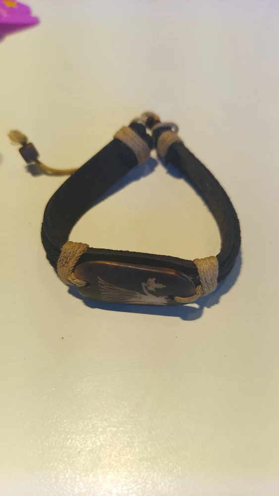 Virgo Zodiac Leather Bracelet - photo 2
