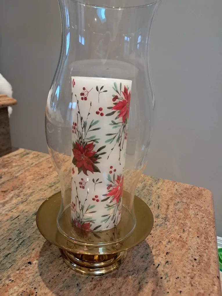 Candle Holder, Hurricane,Candle image indicator(4)