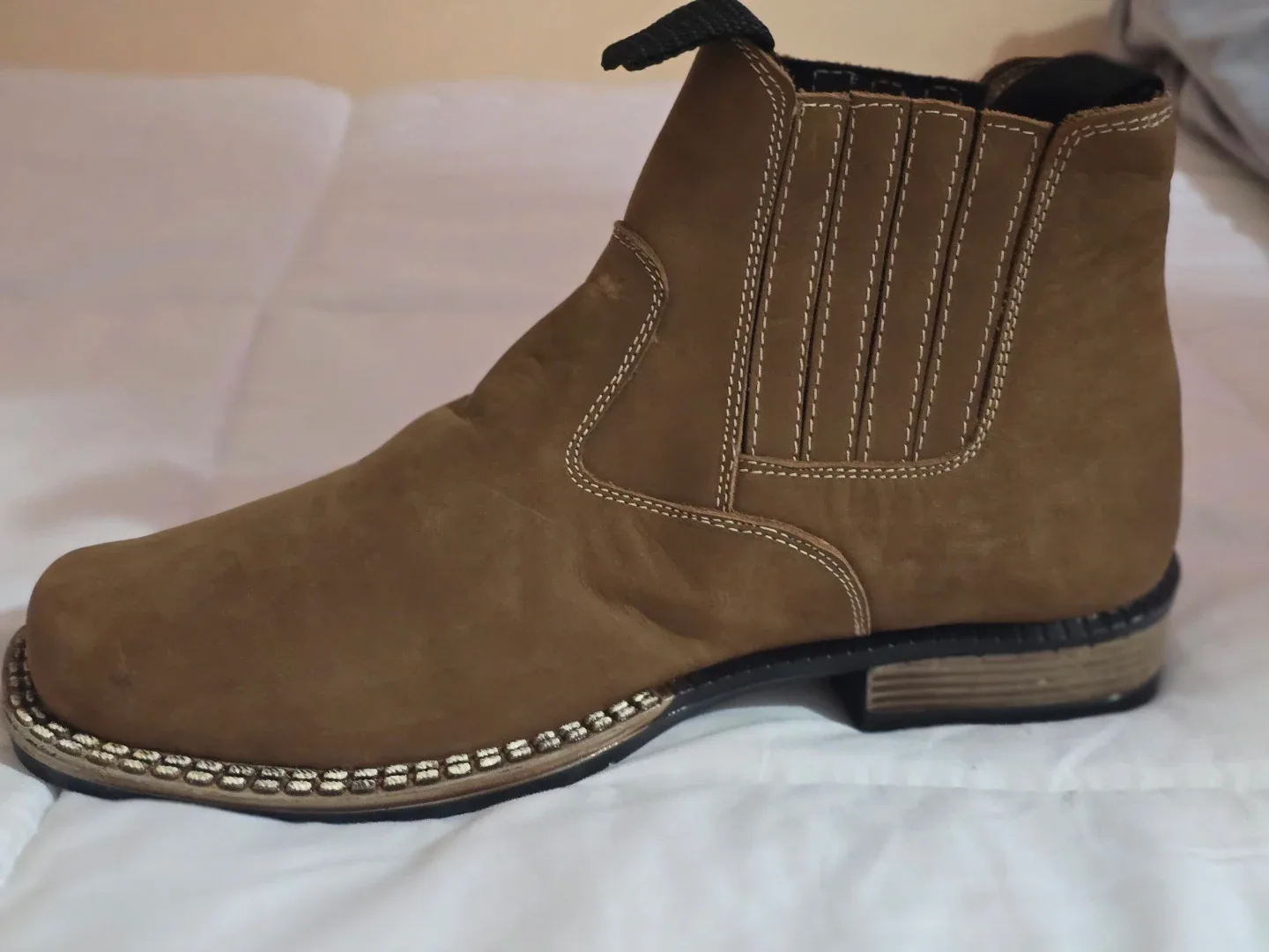 Men's Brown Leather Chelsea Boots