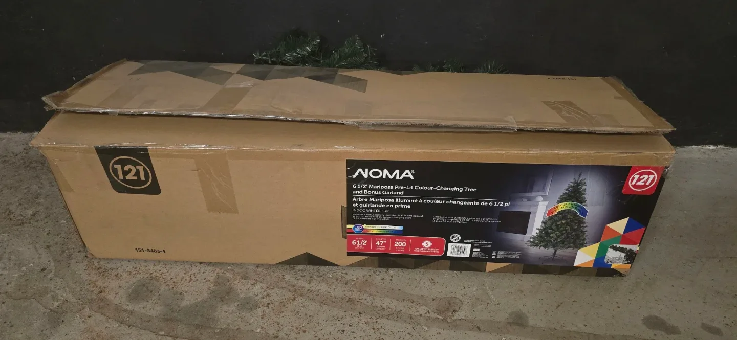 NOMA 6 1/2' Mariposa Pre-Lit Colour-Changing Tree thumbnail