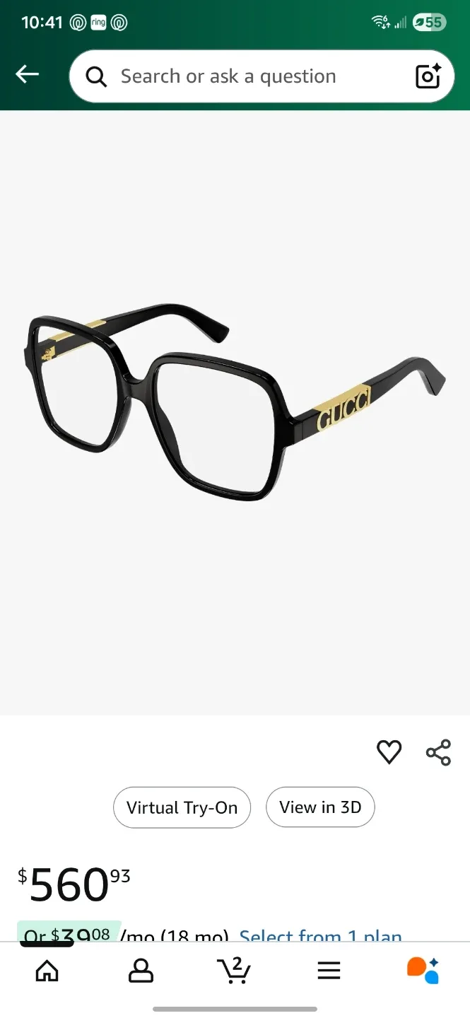 Gucci GG1183O 005 Eyeglasses