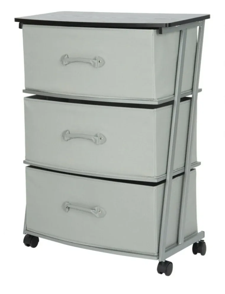 3-Drawer Rolling Storage Cart image indicator(4)