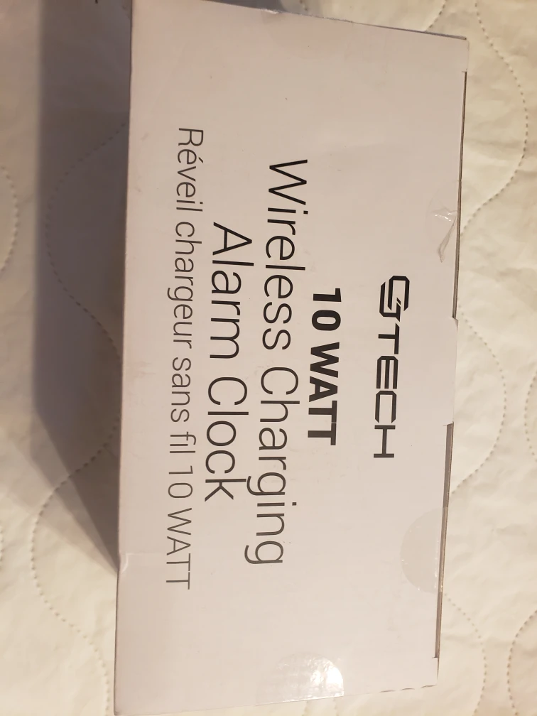 New S-Tech 10W Wireless Charging Alarm Clock - photo 2