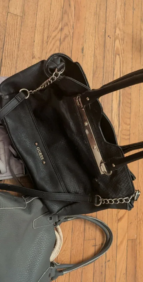 Guess Black Tote Bag