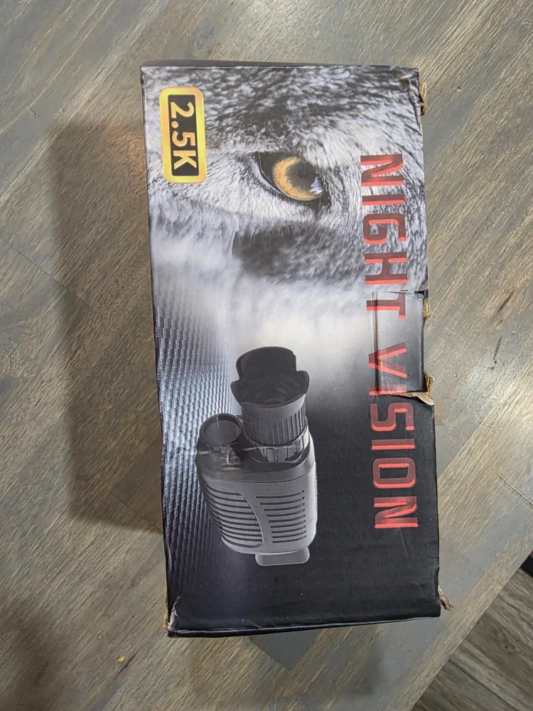 New 2.5K Night Vision Monocular with 1.3 in screen for playback