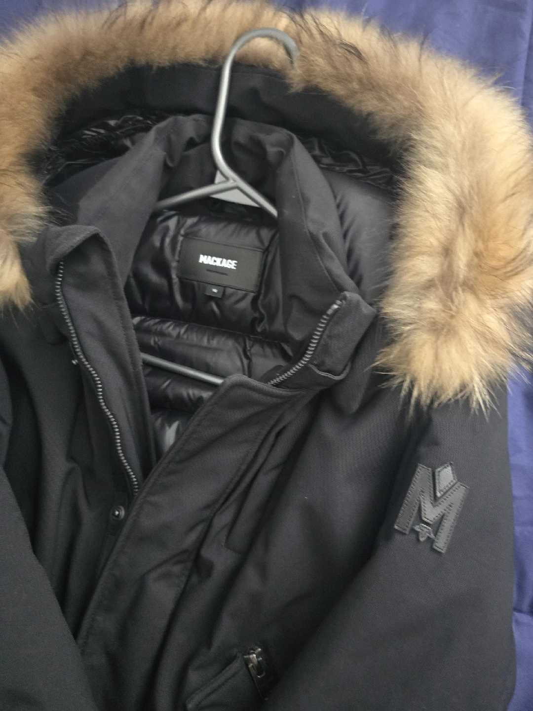 Mackage Black Bomber Jacket Size 10 Kids - photo 2
