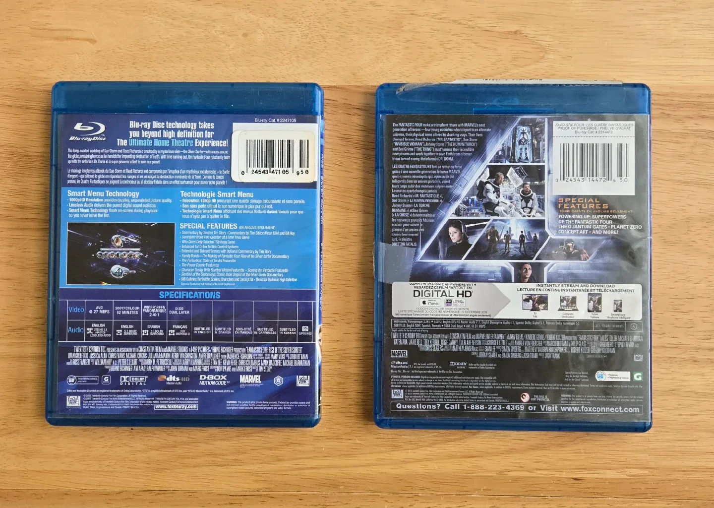 Blu-ray Marvel Titles $5 each OR $20 for 5 image indicator(3)