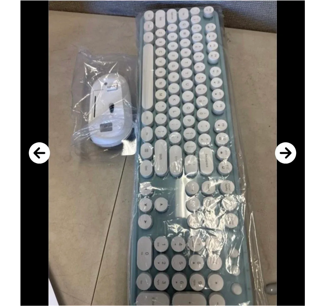 New GEEZER Wireless Keyboard and Mouse Combo - Sky Blue image indicator(2)