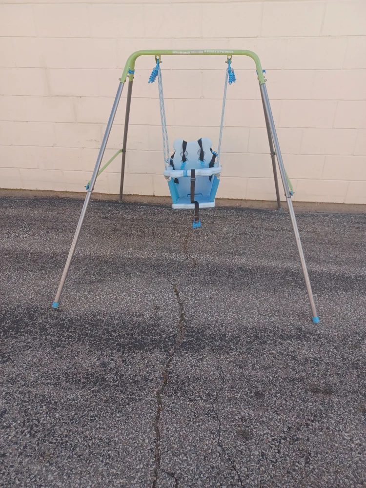 Sportspower Baby Swing Set - Light Blue