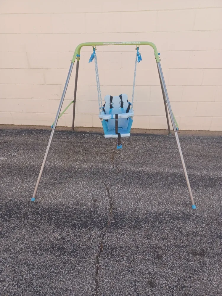 Sportspower Baby Swing Set - Light Blue image indicator(2)