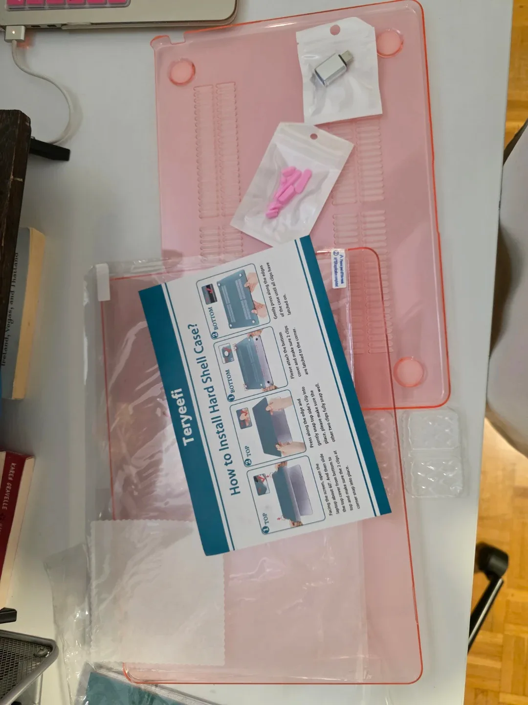 New Pink MacBook Air 13.6 inch Case image indicator(8)