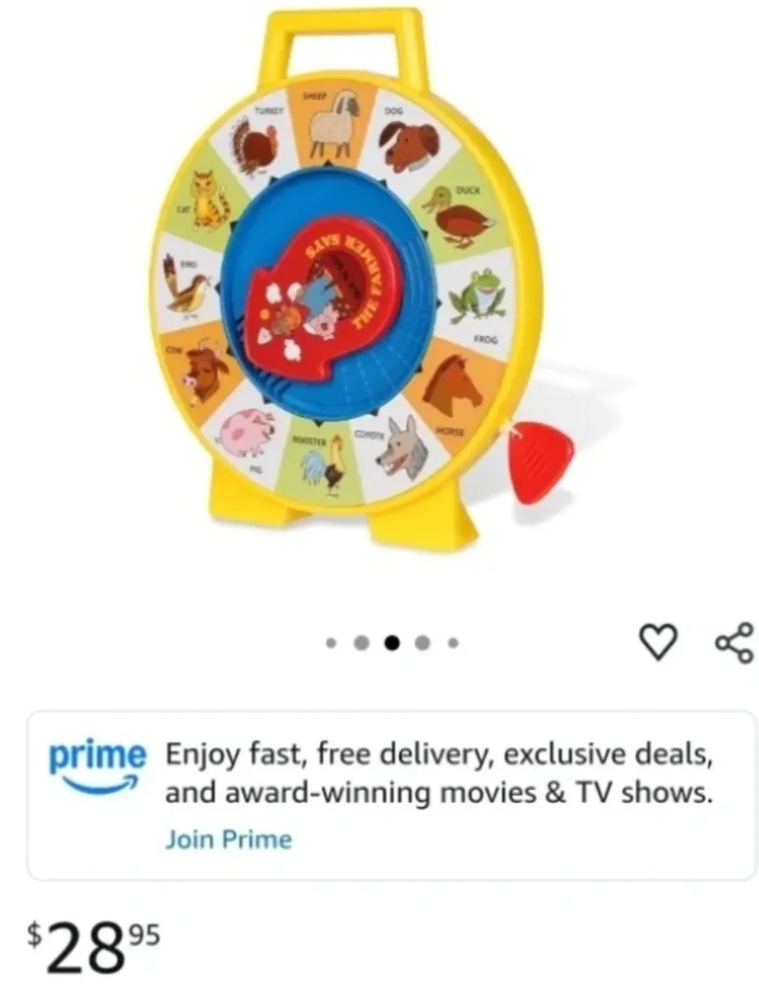 Vintage See 'n Say The Farmer Says Toy image indicator(3)