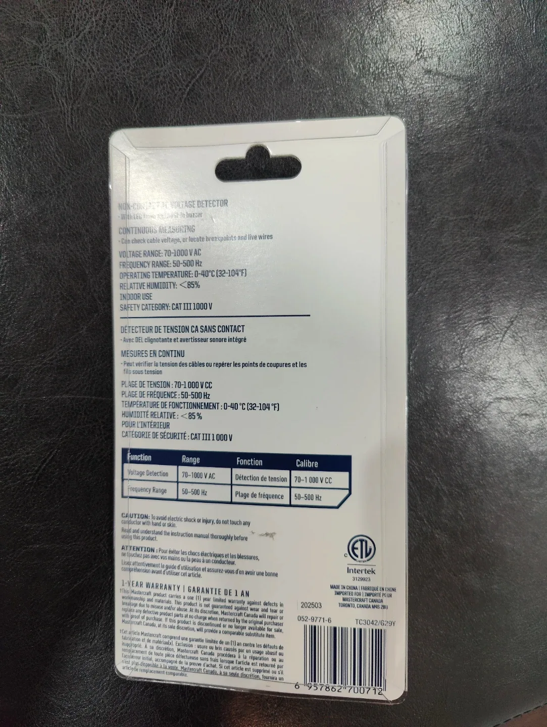 Mastercraft Voltage Detector - Like New! image indicator(2)