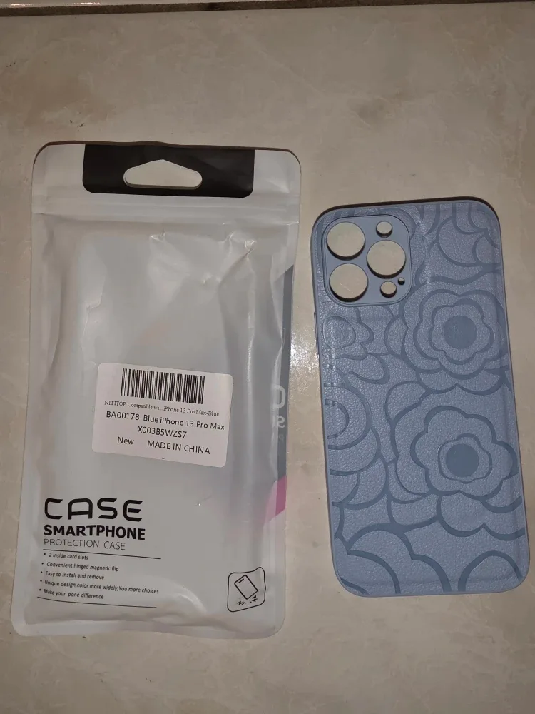 New NITITOP iPhone 13 Pro Max Blue Case thumbnail