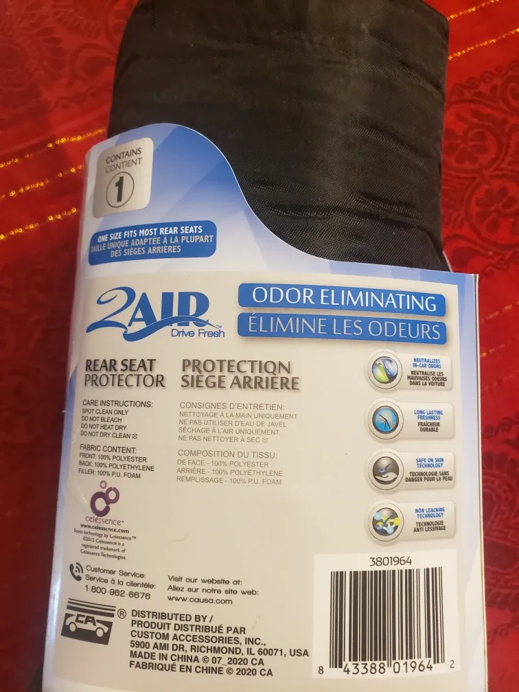 2AIR Drive Fresh Rear Seat Protector - NEW image indicator(3)