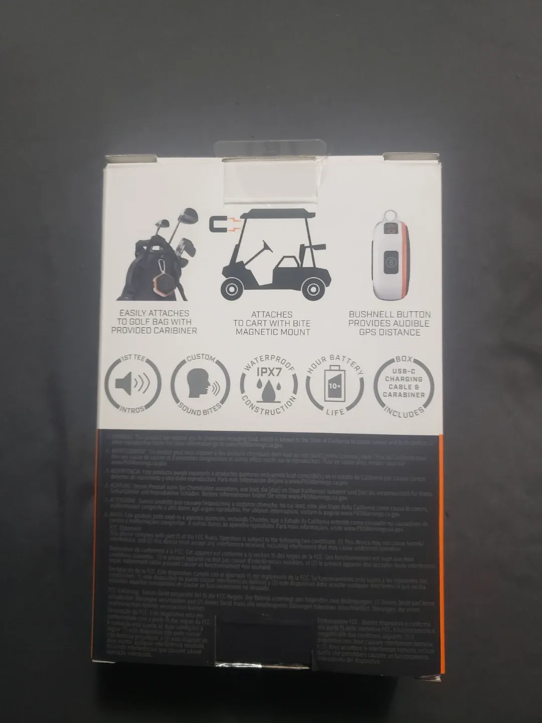 New Bushnell Wingman Mini Golf Speaker + GPS image indicator(2)