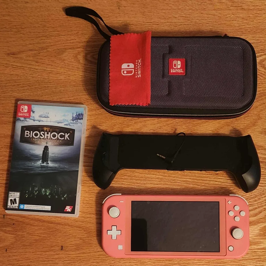 Nintendo Switch Lite (Coral) with Accessories