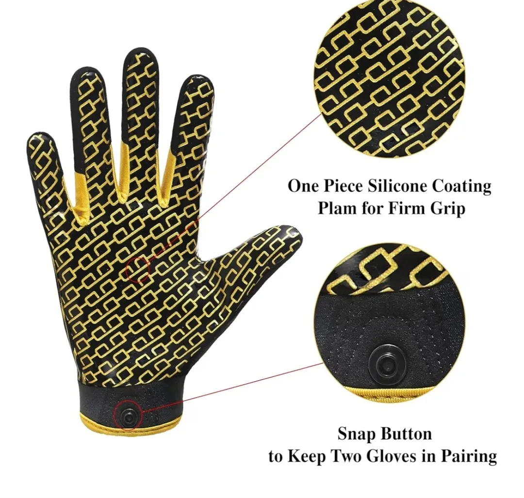 Handlandy Youth Football Receiver Gloves, Size M image indicator(2)