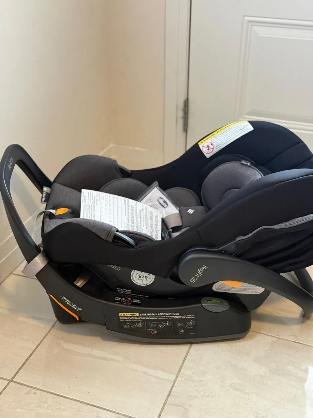Chicco KeyFit 35 ClearTex Infant Car Seat - Black image indicator(5)