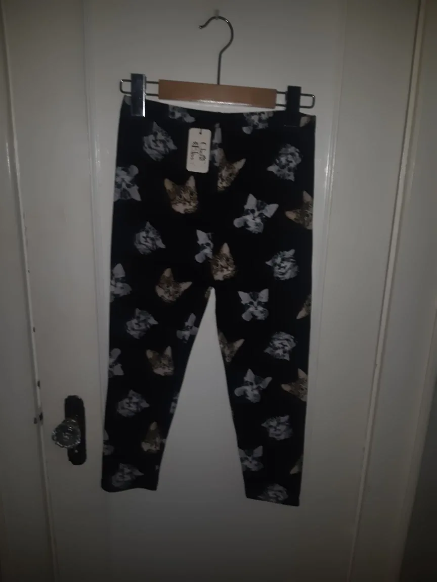 Cherie Bliss Cat Print Leggings