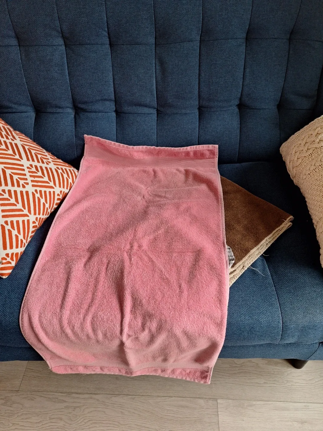 Pink & Brown Bath Towels - Set of 2 image indicator(3)