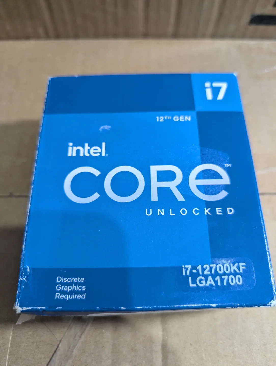 Intel Core i7-12700KF CPU - like New