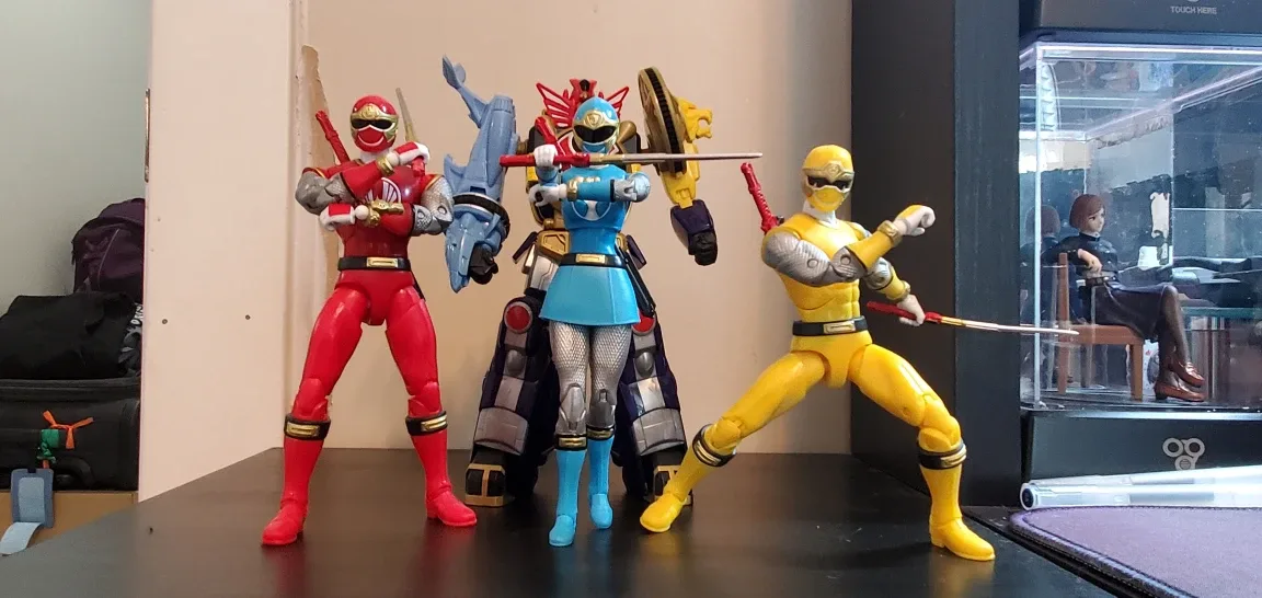 Power Rangers Ninja Storm Action Figures Set
