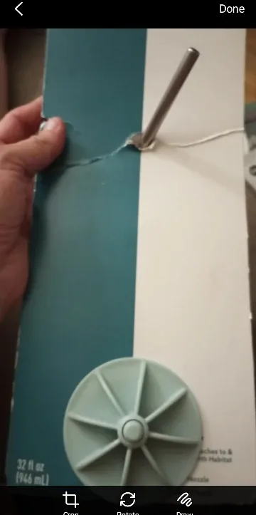 Full Cheeks Flat Back Water Bottle 32 fl oz image indicator(4)