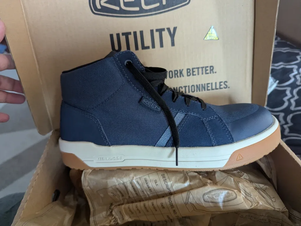 KEEN Men's CSA Kenton Mid Work Shoe - Size 9 image indicator(2)