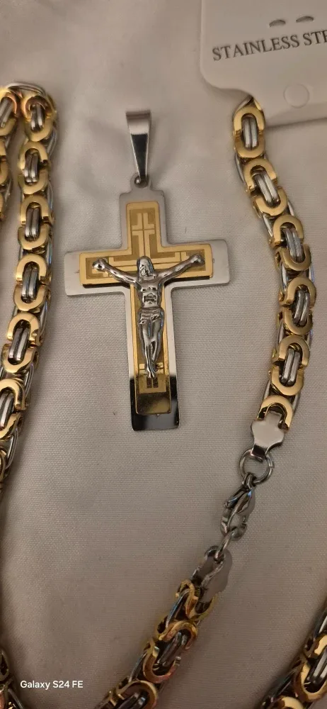 24 inch  chain and  cross image indicator(2)