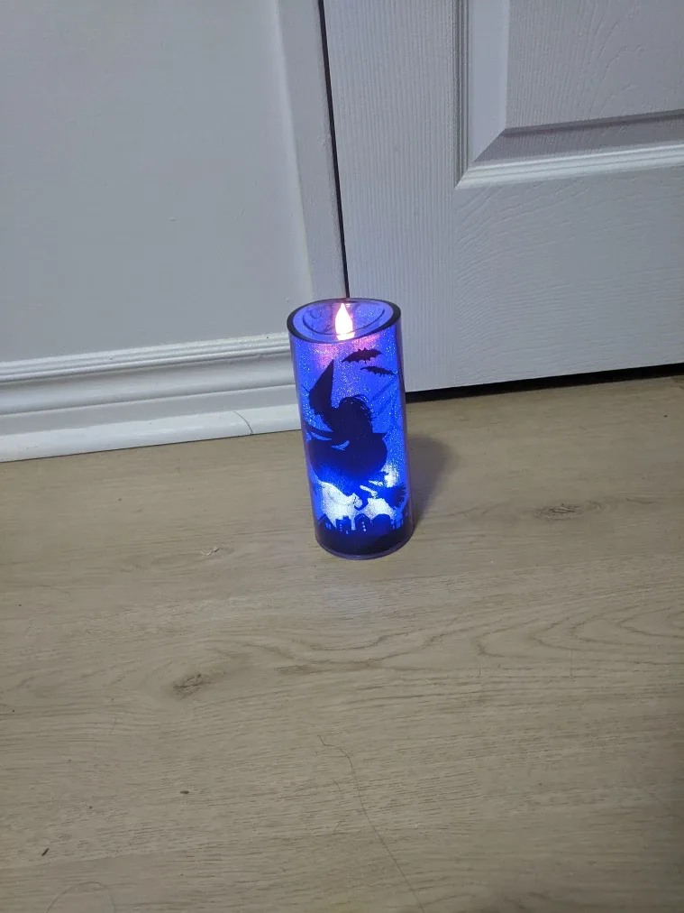 Halloween Witch LED Candle image indicator(2)