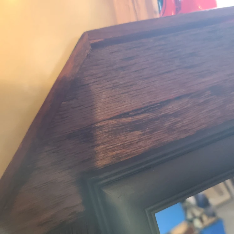 Rustic Wooden Framed Mirror - photo 2