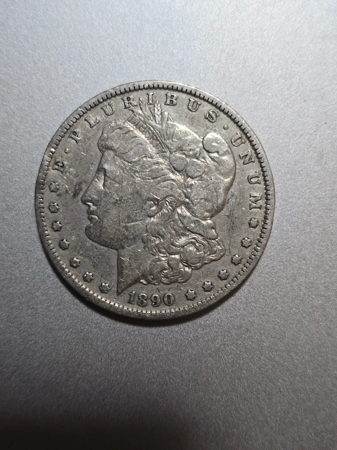 1890 Morgan Silver Dollar Extremely Fine 90% Silver image indicator(3)