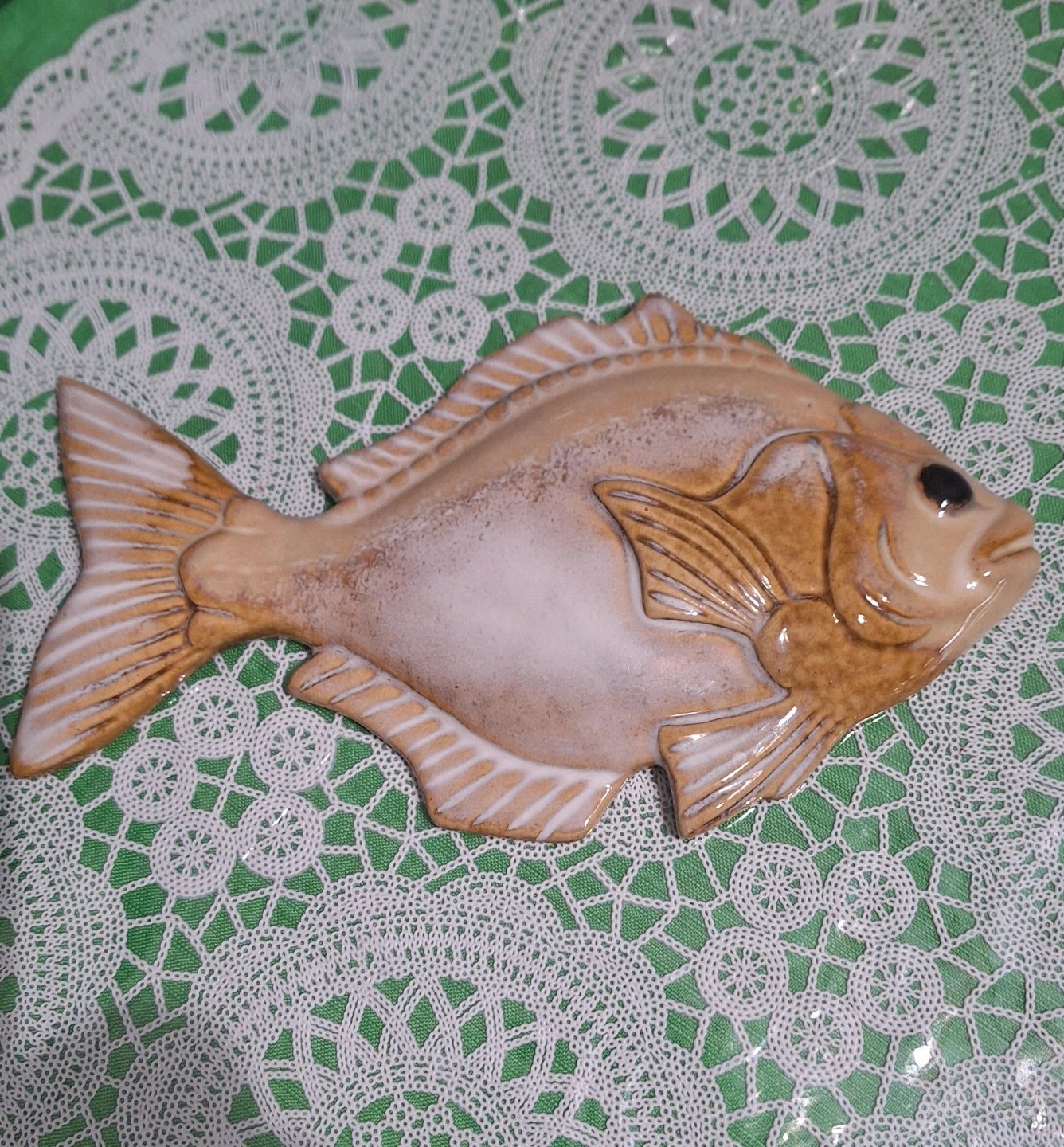Vintage Ceramic Fish Wall Decor - Set of 2 - photo 3