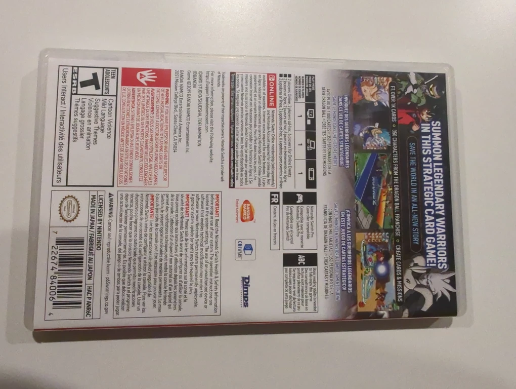 Super DragonBall Heroes: World Mission - Nintendo Switch - photo 2