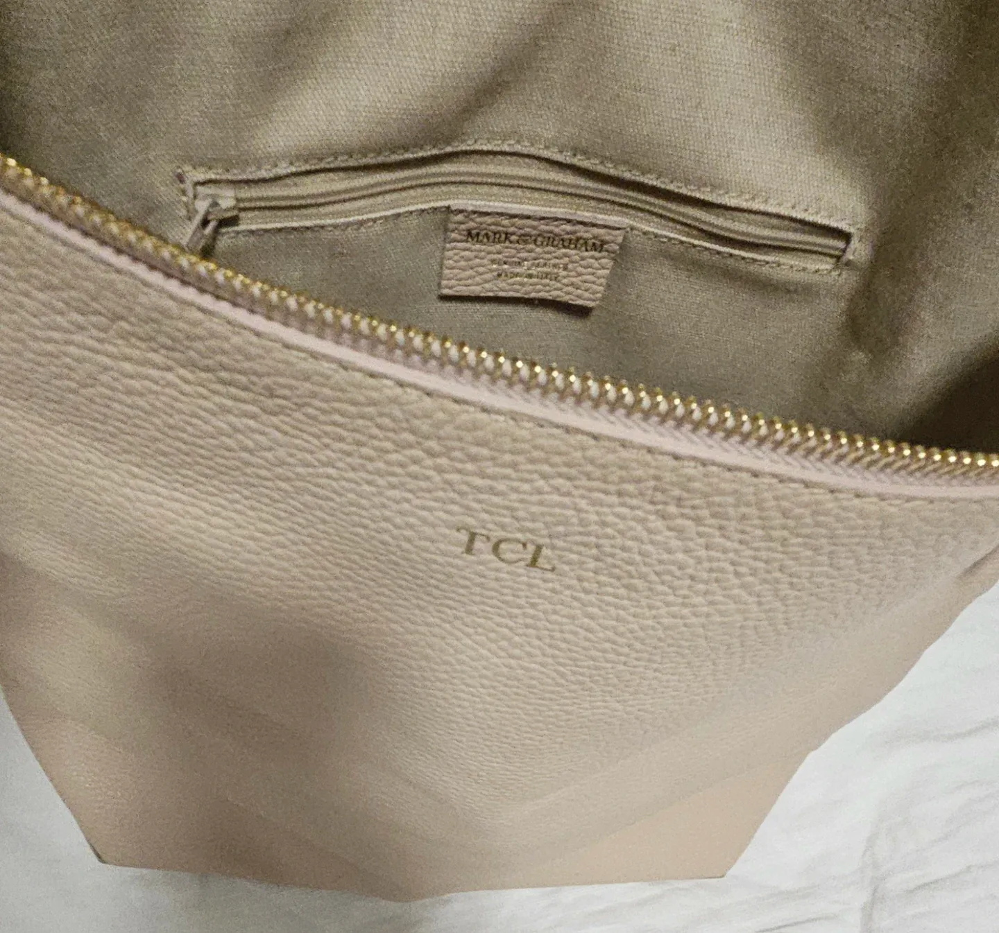 Mark And Graham Elisabetta Pebbled Leather Backpack image indicator(7)