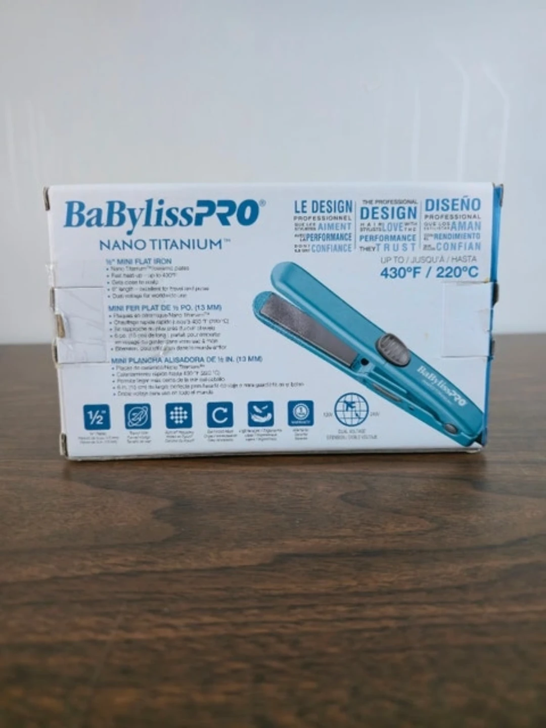 BaByliss Nano Titanium ½" Mini Straightening Iron - photo 4