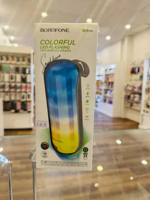 BOROFONE R44 Colorful LED Flashing Speaker - New