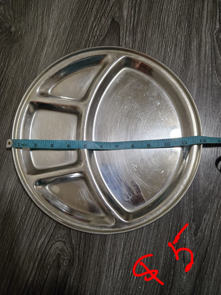 Stainless Steel Pot & Plate