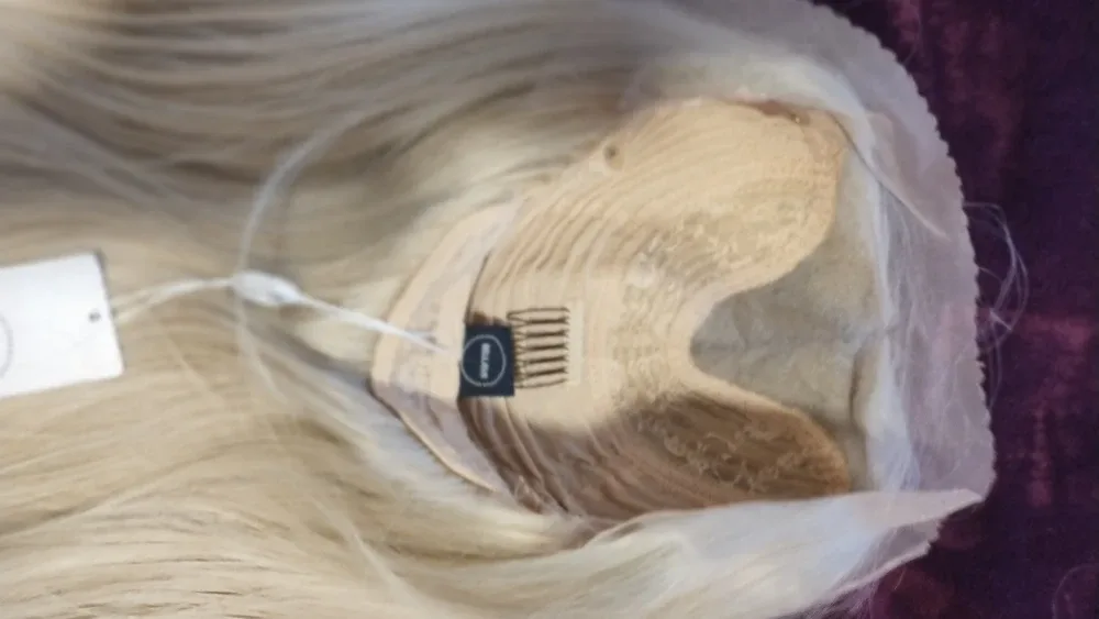 NEW Bellami lacefront blonde wig. image indicator(3)