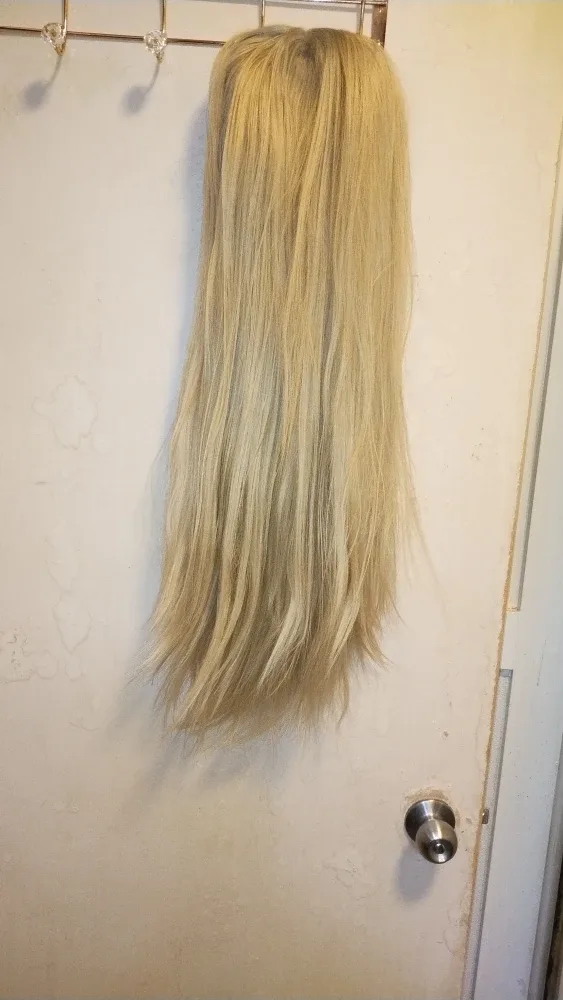 NEW Bellami lacefront blonde wig. image indicator(6)